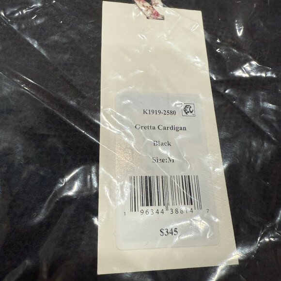 LoveShackFancy | Gretta Knit Bow Cardigan Black | NWT - Picture 9 of 15